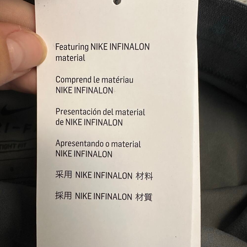 Nike Yoga Infinalon Tight Fitted Athletic Shorts Gray Men's Large NWT - Picture 10 of 12